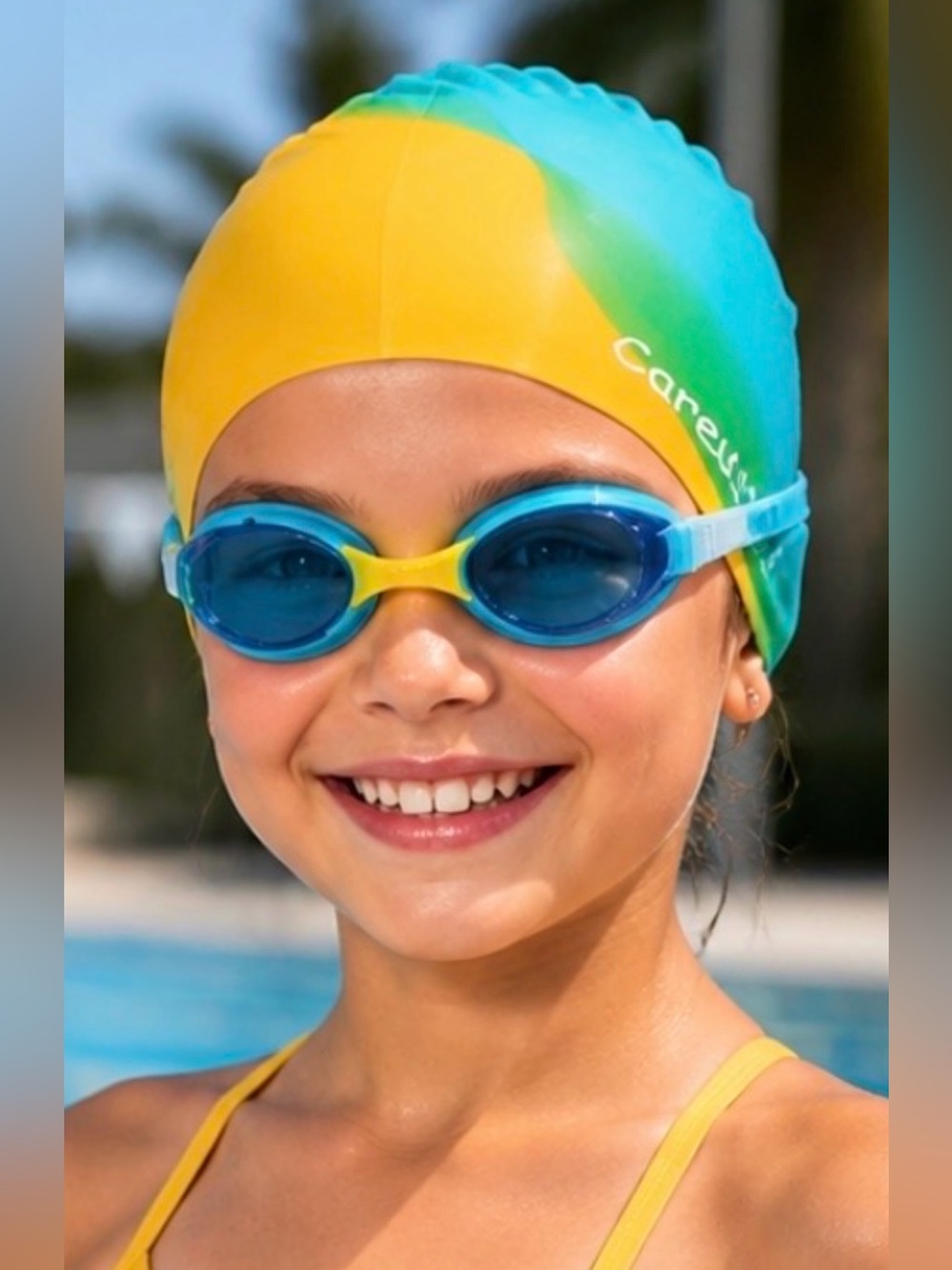NWOT Silicone Swim Cap (Ages 2-12) 💠 FREE with purchase of swimsuit